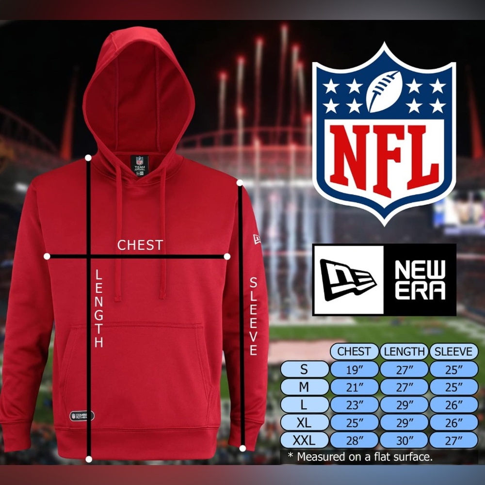 NWT [New Era] Green Bay Packers NFL Combine Performance Fleece Hoodie Men’s S - Picture 9 of 9